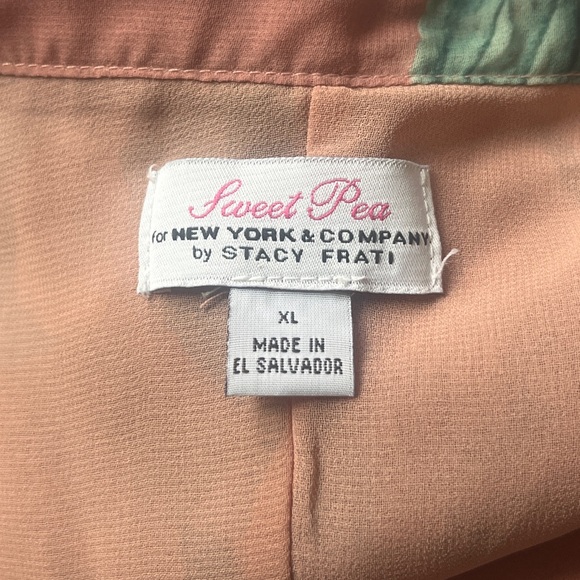 Sweet Pea for New York & Company Floral by Stacy Frati Sleeveless Tip - XL - Picture 5 of 7